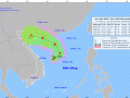 Áp thấp nhiệt đới tăng cấp, có khả nặng mạnh lên thành bão