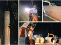 Vụ bé trai rơi xuống trụ bê tông ở Đồng Tháp sâu 35m: Bắt đầu lồng ống thép vào cọc bê tông