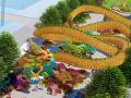 Phác thảo mới nhất về thuyền rồng, hoa xuân trên đường hoa Nguyễn Huệ 2024