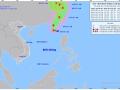 Áp thấp nhiệt đới mạnh lên thành bão số 2 ở khu vực Bắc Biển Đông
