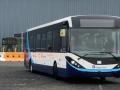 Xe bus tự lái đầu tiên của Anh đi thử nghiệm trên đường ở Scotland