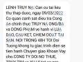 'Mọi tin nhắn về lệnh truy nã là lừa đảo'