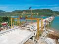 Tăng tốc thi công cầu vượt hồ Yên Mỹ trên cao tốc bắc-nam