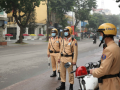 Công an Hà Nội tiếp tục tăng cường kiểm tra nồng độ cồn dịp cuối năm