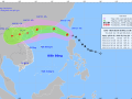 Bão Wipha đã tiến thẳng Biển Đông thành bão số 3, sắp mạnh lên liên tục