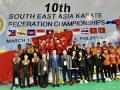 Giành số lượng HCV áp đảo, karate Việt Nam đứng đầu Đông Nam Á