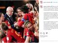 Chủ tịch FIFA lên tiếng về nụ hôn gây tranh cãi tại World Cup nữ 2023