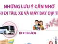 Những lưu ý cần nhớ khi đi tàu, xe và máy bay dịp Tết