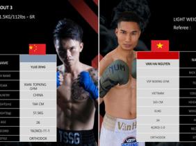 Võ sĩ boxing Việt Nam đối đầu cao thủ Trung Quốc