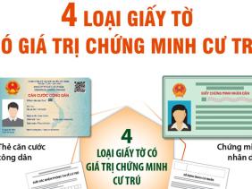 Từ ngày 1/1/2023: 4 loại giấy tờ có giá trị chứng minh cư trú