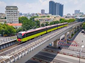 Metro Nhổn-Ga Hà Nội sẽ miễn phí 15 ngày đầu khai thác cho khách đi tàu