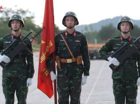 Thượng úy Lê Hoàng Hiệp gây ấn tượng trong 'Sao nhập ngũ 2025'