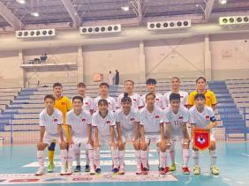 Đội tuyển nữ futsal Việt Nam thắng trận đầu tiên tại Bahrain