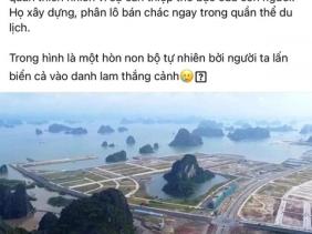 Triệu tập người tung tin về 'hòn non bộ' ở vịnh Hạ Long