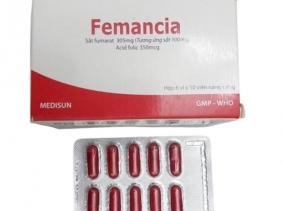 Bộ Y tế cấm sản xuất, lưu hành loại thuốc Femancia điều trị thiếu máu