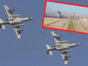 Rơi máy bay cường kích Su-25 ở tỉnh miền Nam của nước Nga