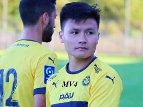 Quang Hải được đăng ký thi đấu chính thức tại Pau FC