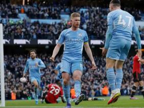 De Bruyne giúp Man City nhấn chìm Man Utd