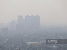 Hà Nội xuất hiện nhiều điểm đo AQI ở mức tím, rất không tốt cho sức khỏe