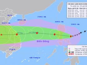 Bão Noru giật cấp 17, đang tiến nhanh vào Biển Đông