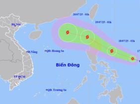 Hôm nay, áp thấp nhiệt đới gần Biển Đông khả năng thành bão