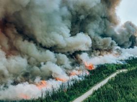 Cháy rừng khủng khiếp ở Canada khiến hàng triệu người ngạt thở