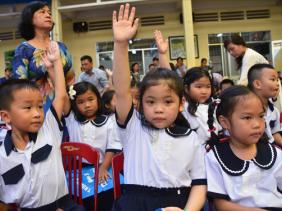 Hôm nay (22/8) học sinh lớp 1 tựu trường, bước nào năm học mới