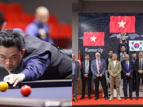 Việt Nam lần đầu vô địch Billiard Carom 3 băng thế giới