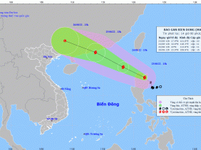 Bão Ma-on đổi hướng, tăng cấp, vùng tâm bão gió giật cấp 13