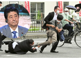 Hình ảnh nghi phạm trong vụ cựu Thủ tướng Nhật Bản Abe Shinzo bị bắn gục
