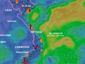 Dự báo diễn biến bão và không khí lạnh trong một tháng tới