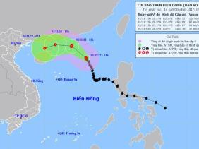 Bão số 7 giật cấp 14, sóng biển cao 9-11m, biển động dữ dội