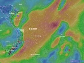 Đón bão số 15 trên Biển Đông trong 24 giờ tới, nguy cơ mạnh lên giật cấp 12