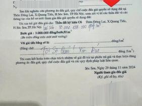 Đấu giá đất ngoại thành Hà Nội: Vung tay trả giá tới 30 tỷ đồng/m2 rồi "chốt" giá 0 đồng
