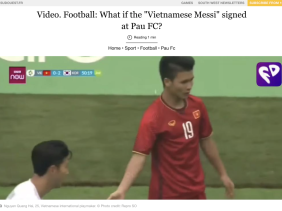 CĐV Pháp quan tâm đến Quang Hải