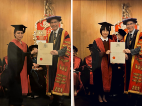 Hai bác sỹ Việt Nam nhận chứng chỉ của tổ chức ngoại khoa hàng đầu thế giới