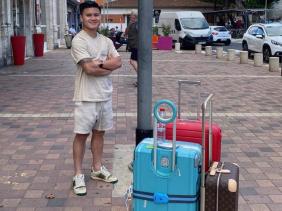 Quang Hải lên đường sang Pháp, bắt đầu hành trình mới