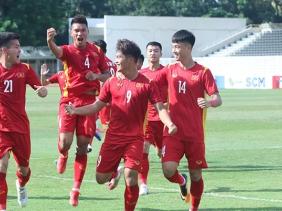 Nguyễn Quốc Việt lập cú đúp, U19 Việt Nam thắng đậm Philippines