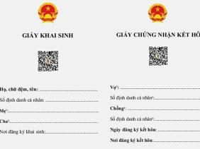 Dùng giấy khai sinh, đăng ký kết hôn điện tử từ ngày 18/2