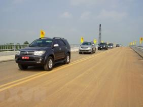 Tây Ninh: Thông xe kỹ thuật cầu An Phước nối hai bờ sông Vàm Cỏ Đông