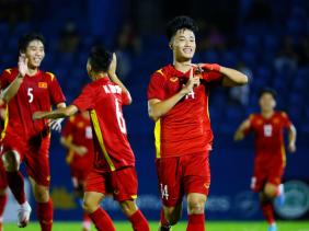 Thắng U19 Myanmar 2-0, U19 Việt Nam đứng đầu bảng Giải U19 Quốc tế 2022