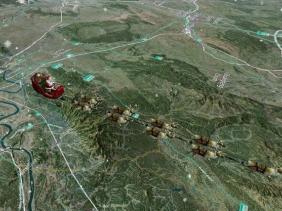 Vợ chồng Tổng thống Mỹ Biden 'theo dấu' ông già Noel