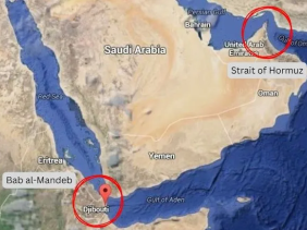 Eo biển Bab el-Mandeb trở thành tâm điểm trung chuyển mới