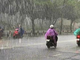 Khu vực từ Hà Tĩnh đến Quảng Ngãi có mưa, mưa rào