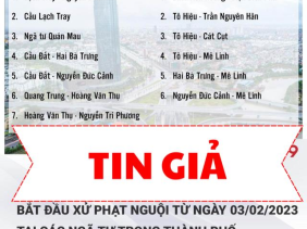 Hải Phòng: Xử phạt một doanh nghiệp đăng tin sai sự thật