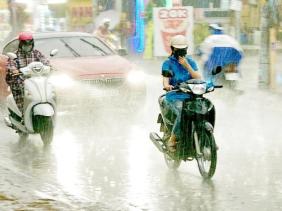 Nam bộ bước vào đợt mưa trái mùa trên diện rộng, kéo dài vài ngày