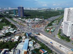 2 nút giao lớn giải cứu kẹt xe khu Đông TPHCM sắp thông xe nhiều cầu vượt, hầm chui