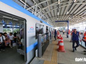 Metro số 1 chạy chính thức ngày 22-12