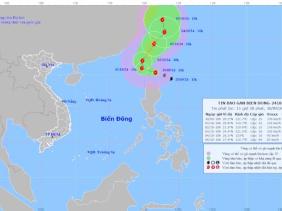 Bão Krathon khả năng vào bắc Biển Đông, từ Quảng Ninh đến Bình Định phải chú ý