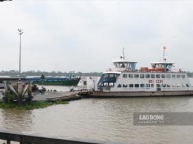 Xe 2 bánh qua phà Rạch Miễu phải trả phí từ ngày 27.1.2024